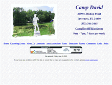 Tablet Screenshot of campdavidflorida.com